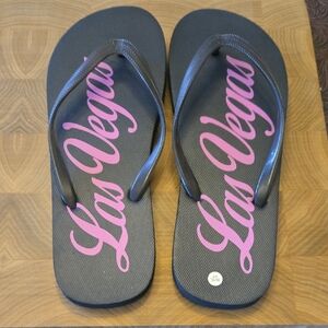 Women's Sandals - Black and Pink